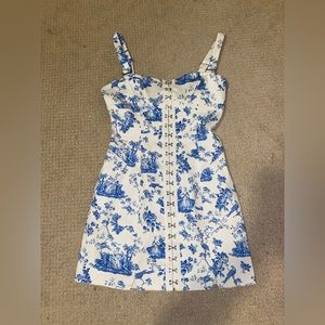 FLAL White Denim Dress